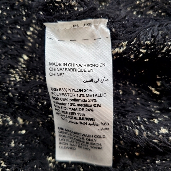 Chico's Zig-Zag Jacquard Fuzzy Pullover Sweater - Picture 13 of 14